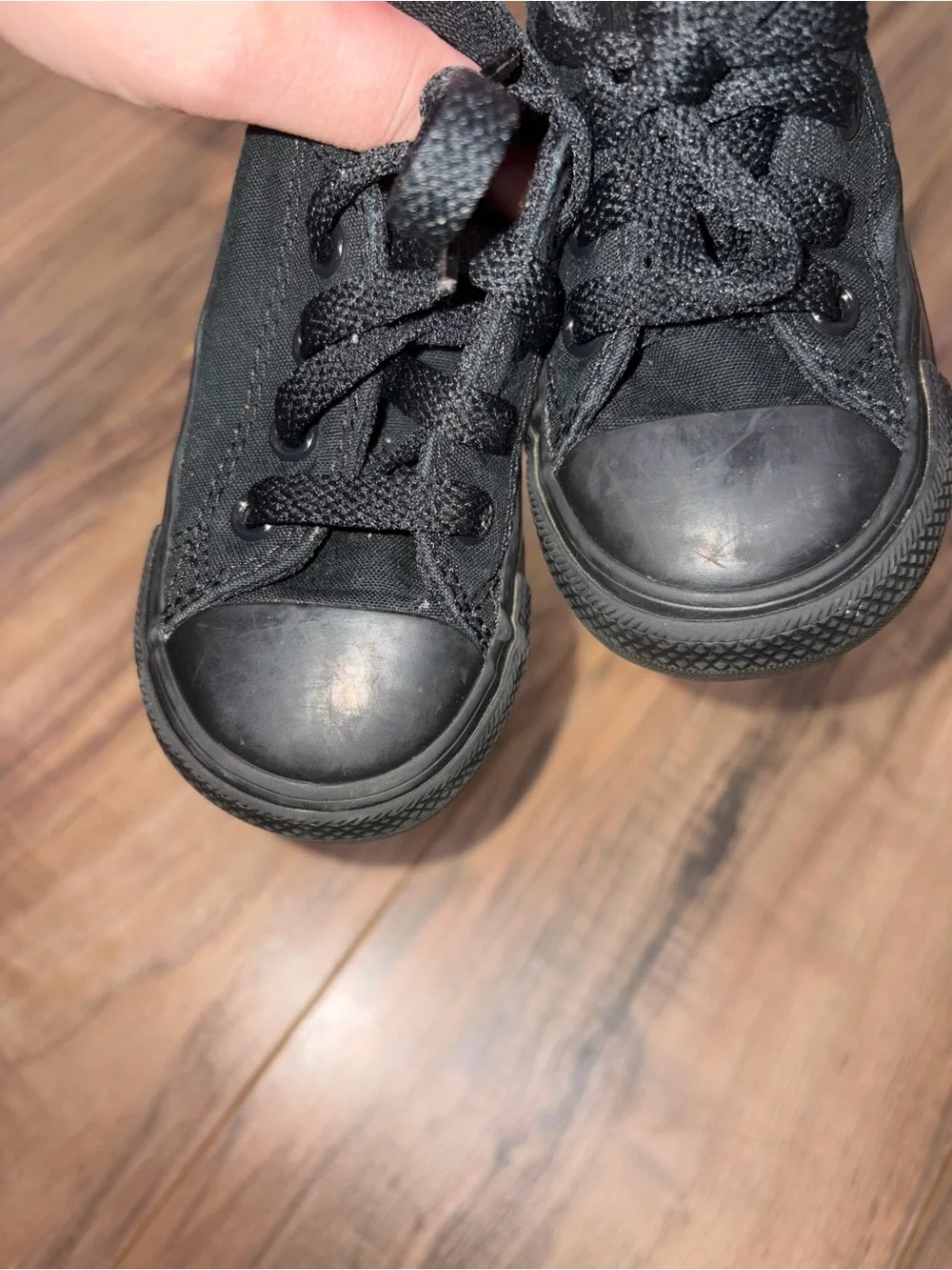 Converse All Stars Solid Black Chuck Taylors Toddler 5 Unisex